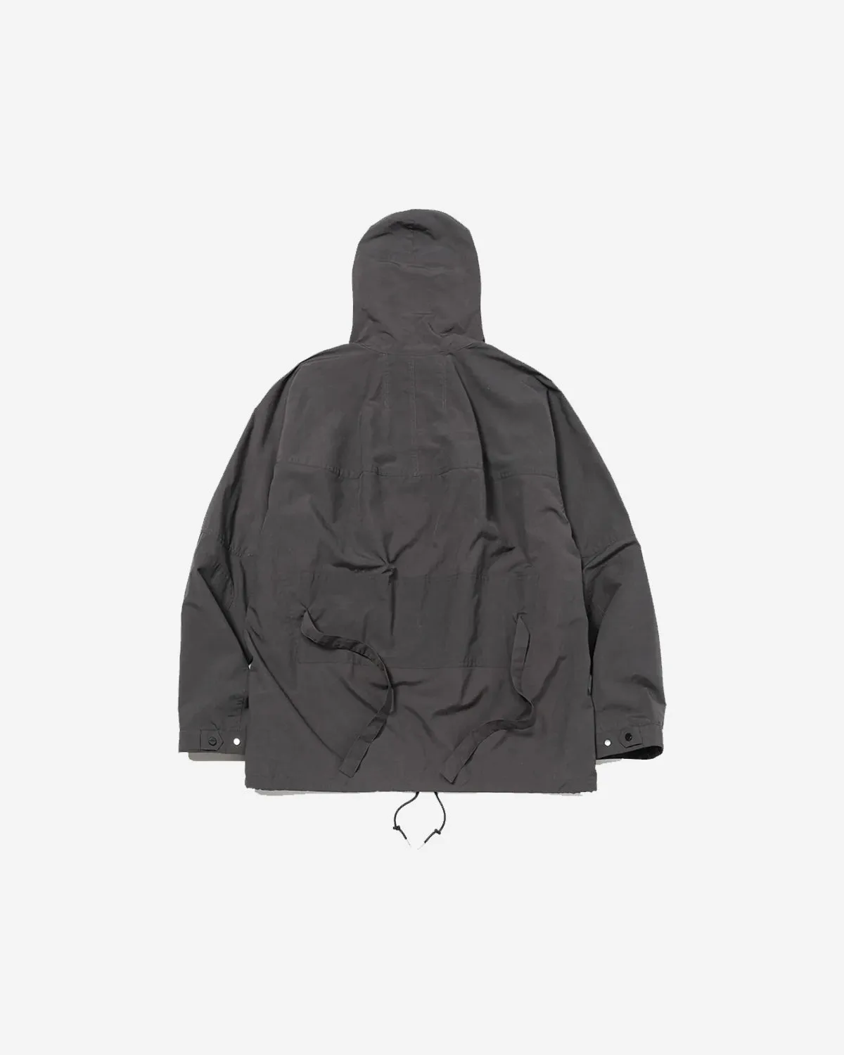 Neutral Hooded Blouson - Charcoal