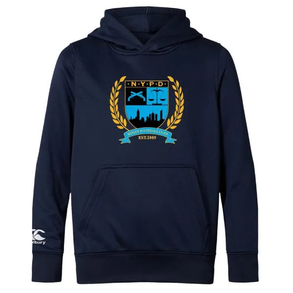 New York Police Dept. Rugby Club Lightweight Hoodie by Canterbury