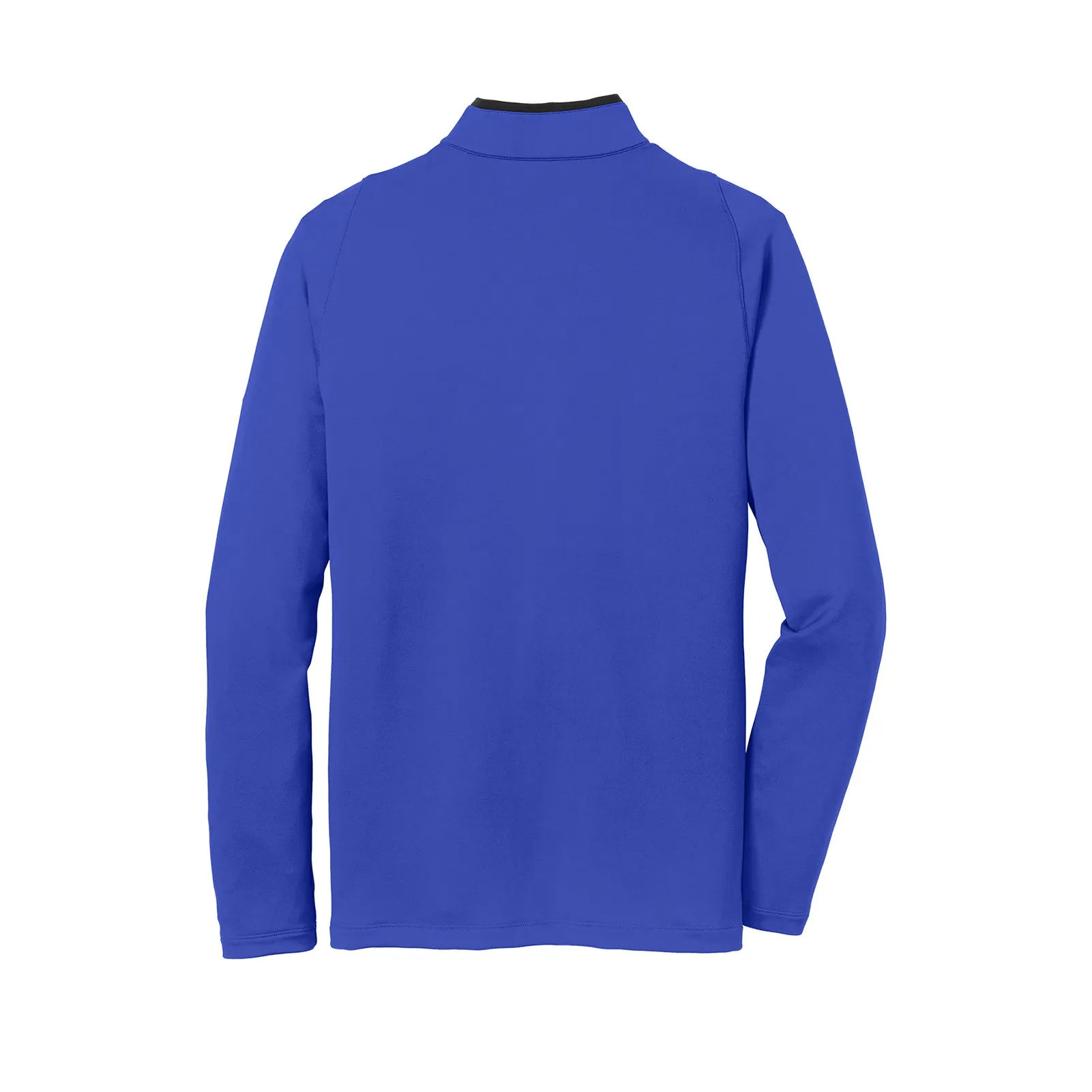 Nike Golf Dri FIT Stretch Half Zip Cover Up - Deep Royal/Black