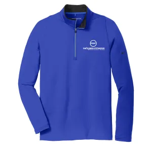 Nike Golf Dri FIT Stretch Half Zip Cover Up - Deep Royal/Black