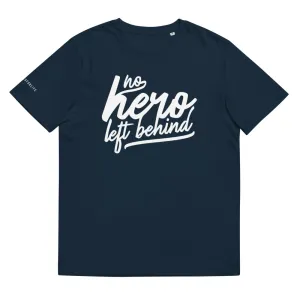 No Hero Left Behind in White T-Shirt