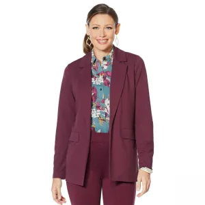 NWT Motto Womens Lightweight Stretch Crepe Boyfriend Blazer Jacket. 663963 Large