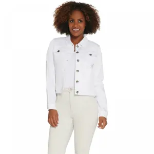 NWT Susan Graver Women's Stretch Twill Jean Jacket. A305883 X-Small