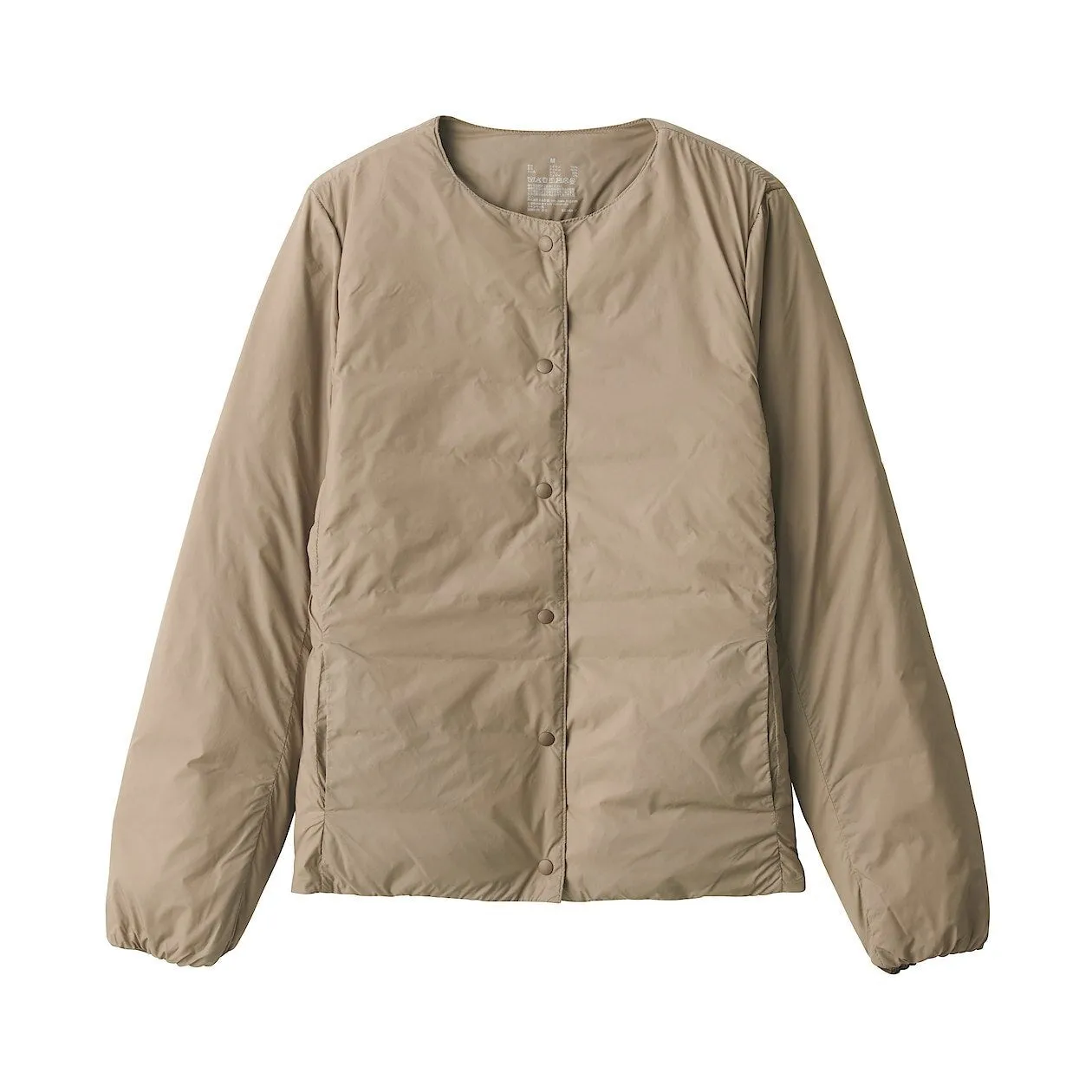 Nylon Lightweight No collar Down jacket
