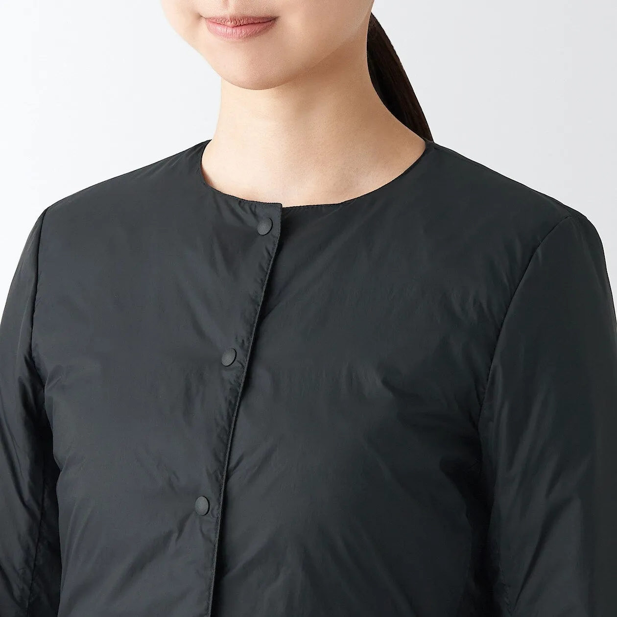 Nylon Lightweight No collar Down jacket