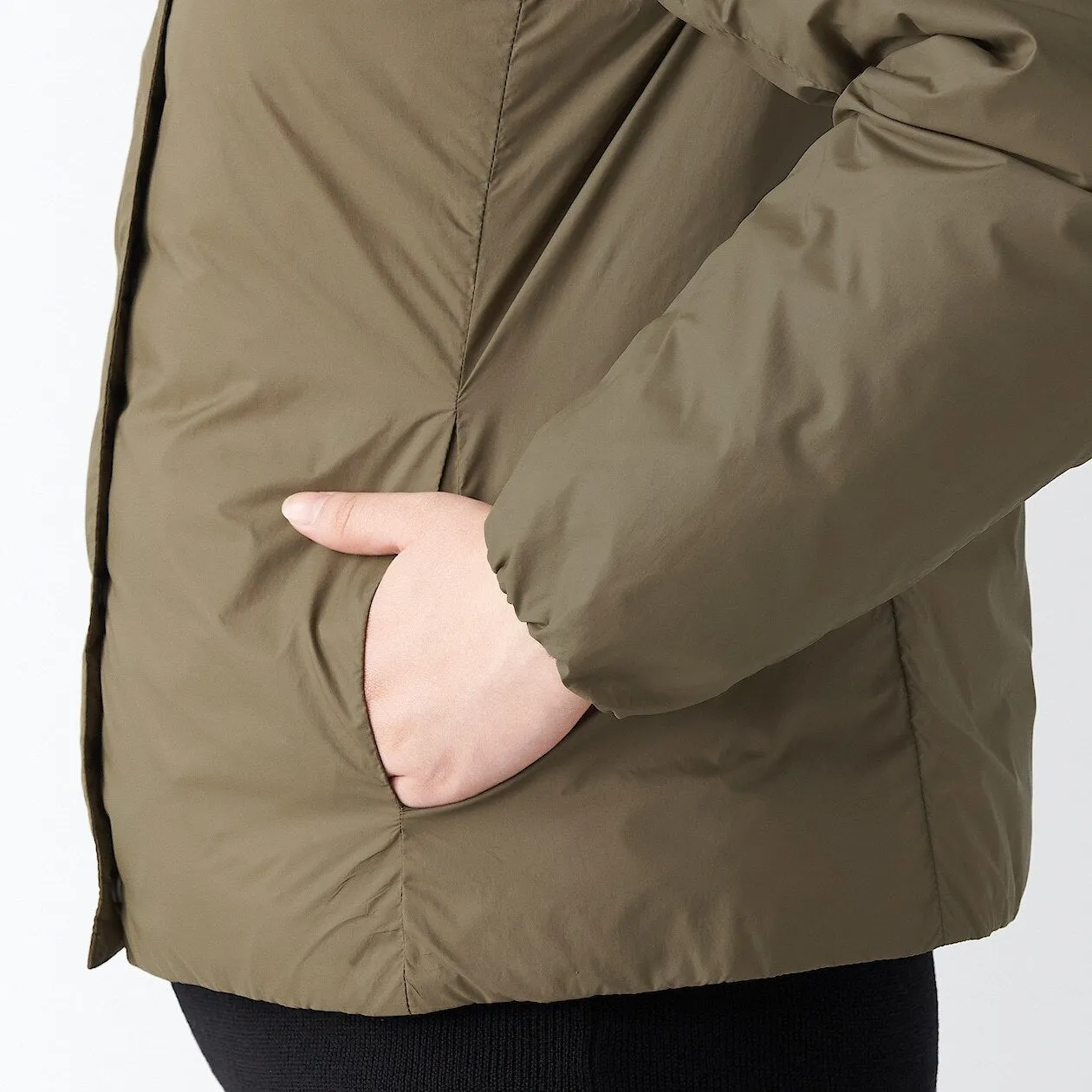 Nylon Lightweight No collar Down jacket