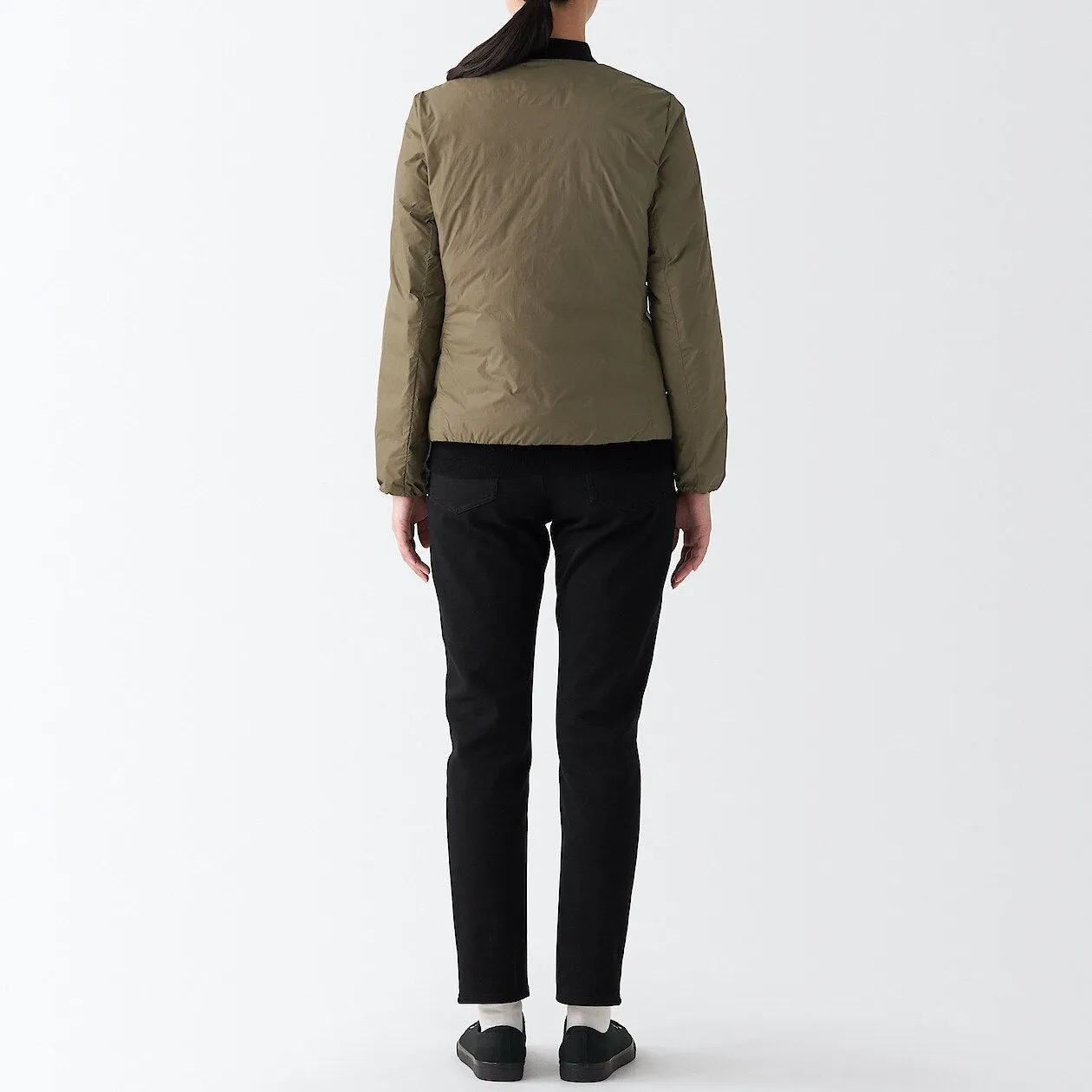 Nylon Lightweight No collar Down jacket