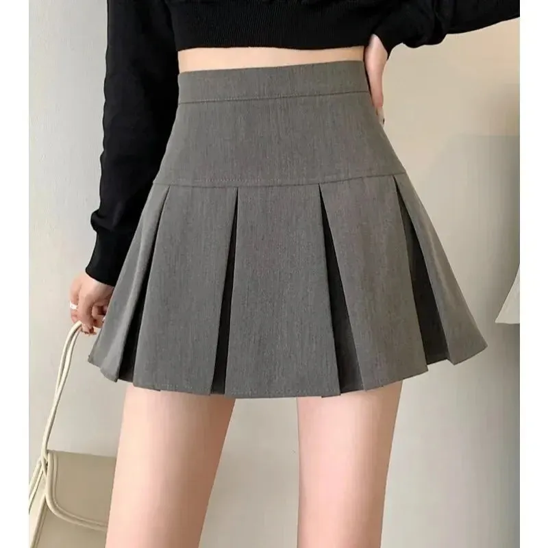 Obsidian Phoenix Pleated A-Line Short Skirt