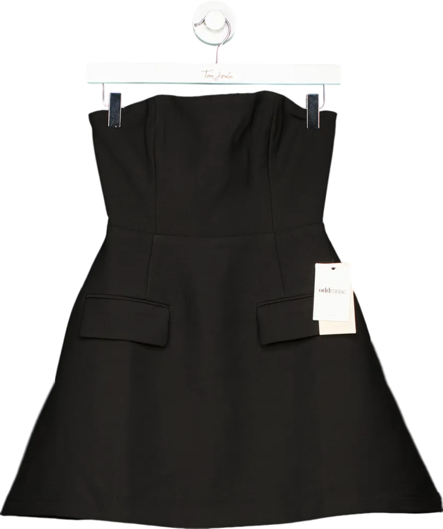 Odd Muse Black The Ultimate Muse Strapless Dress UK XXS