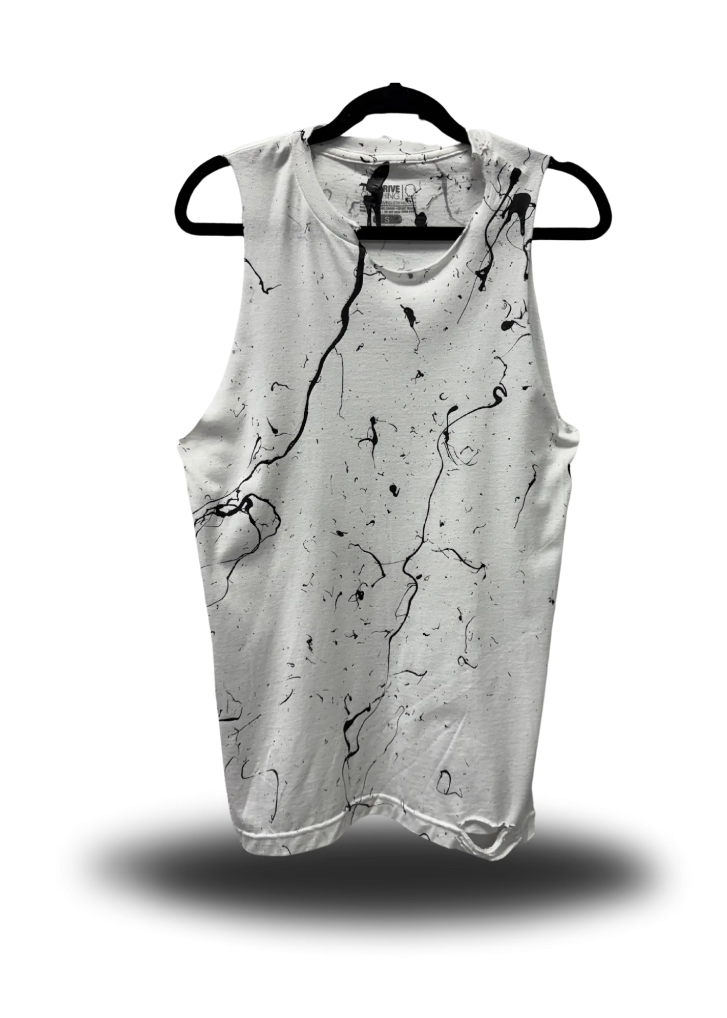 OIL ROAD RASH WHITE TANK TOP 1.0