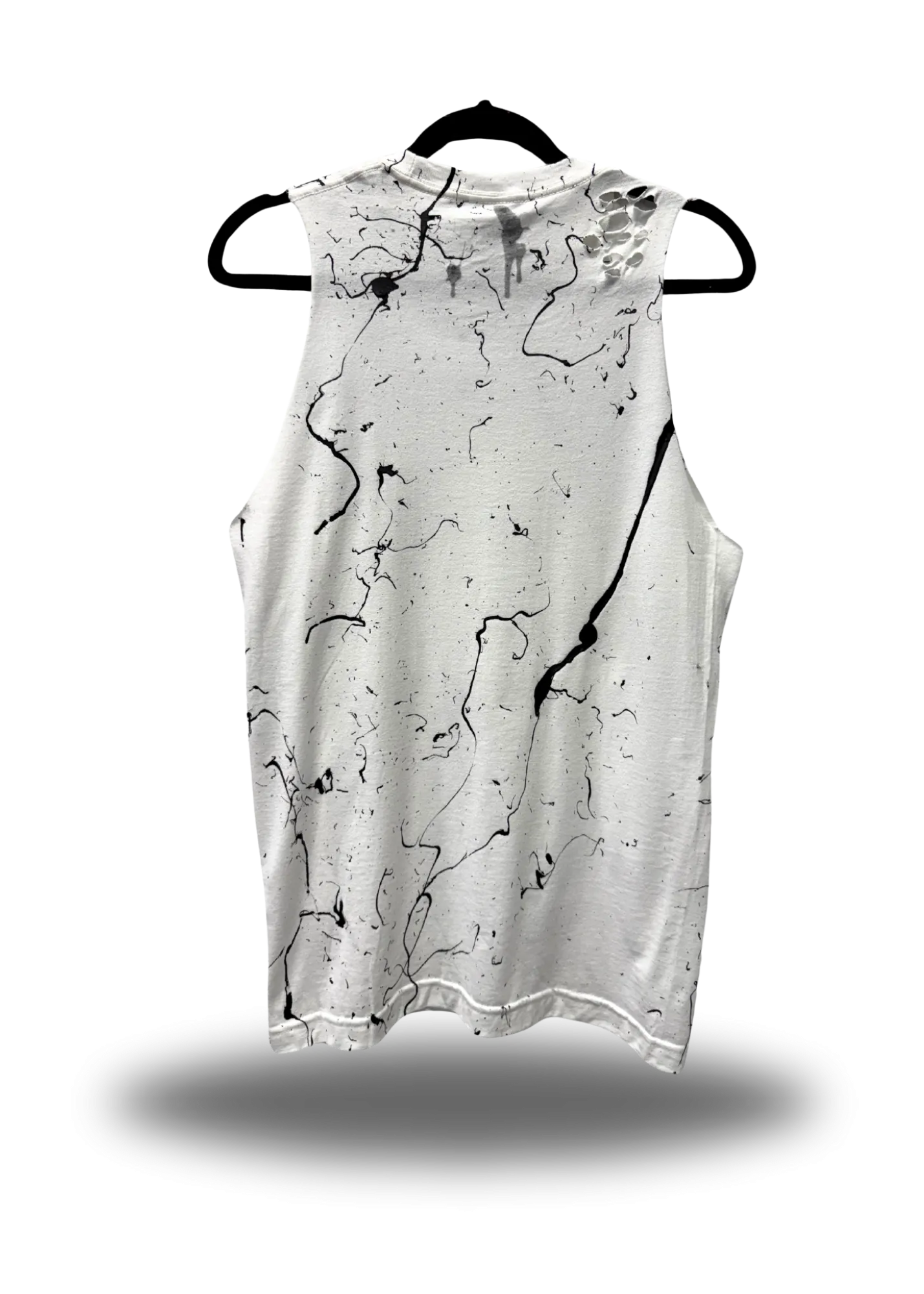 OIL ROAD RASH WHITE TANK TOP 1.0