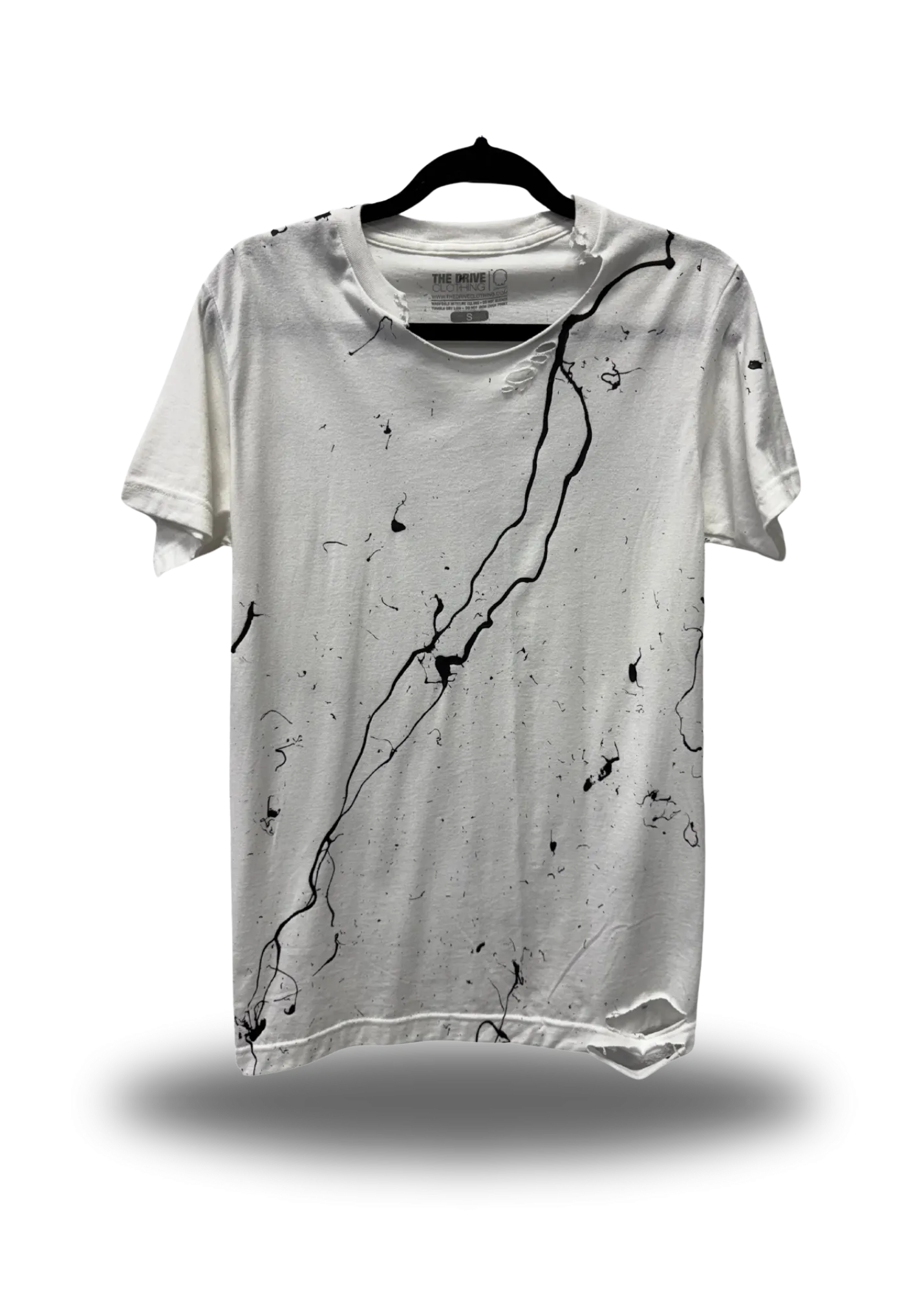 OIL ROAD RASH WHITE TEE - 1.0