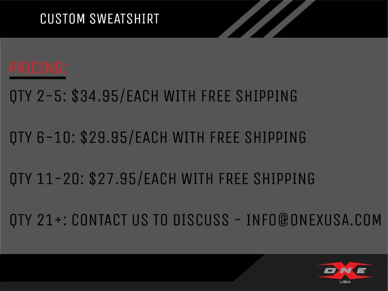 OneX USA Custom Racer Sweatshirt