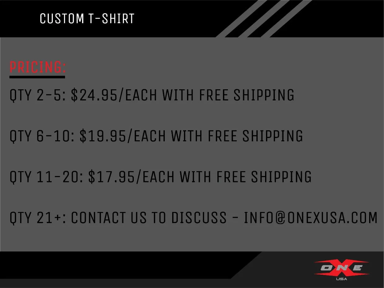 OneX USA Custom Racer T-Shirt
