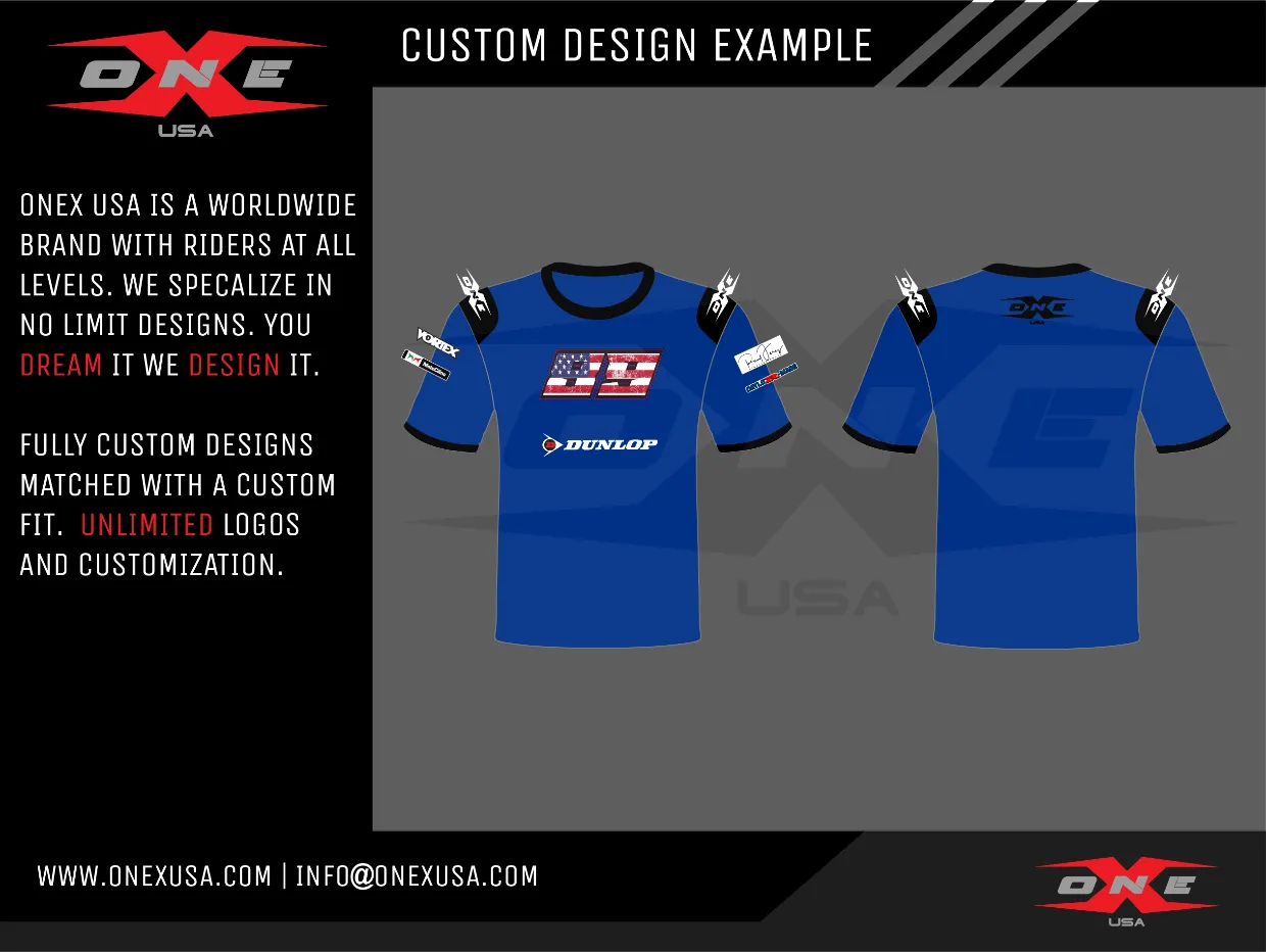 OneX USA Custom Racer T-Shirt