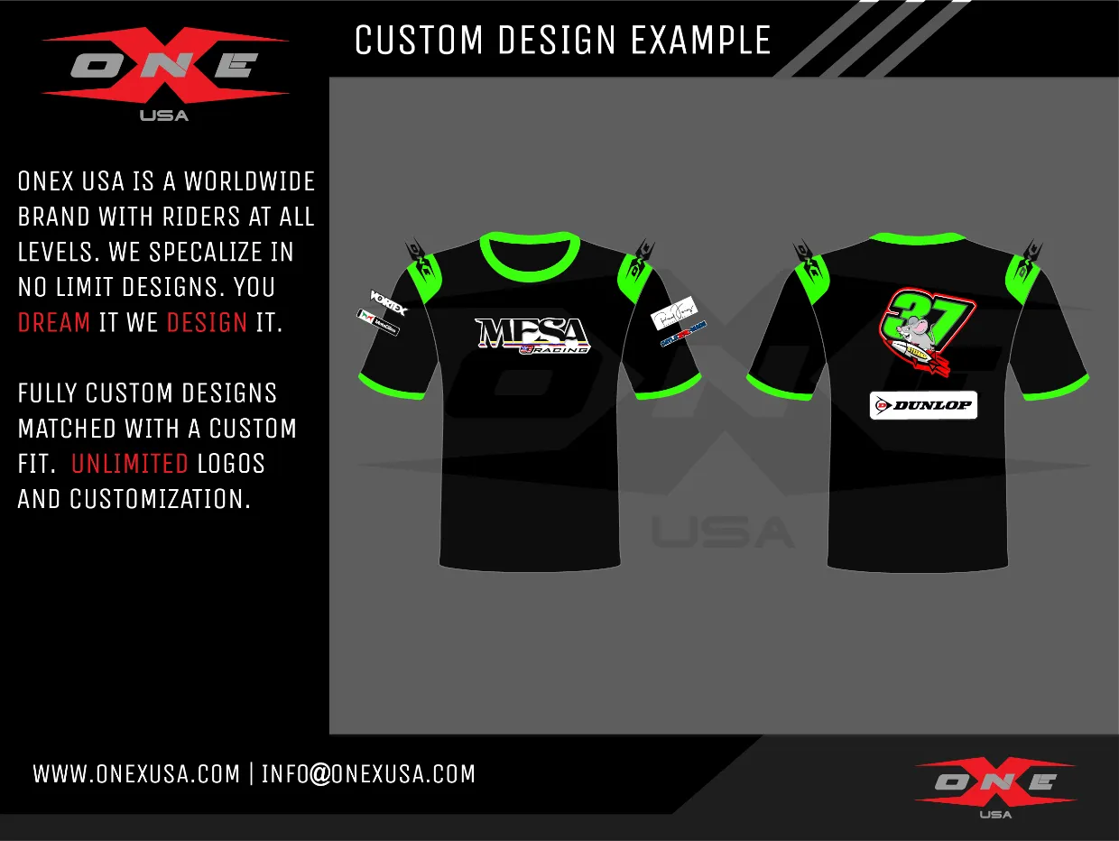 OneX USA Custom Racer T-Shirt