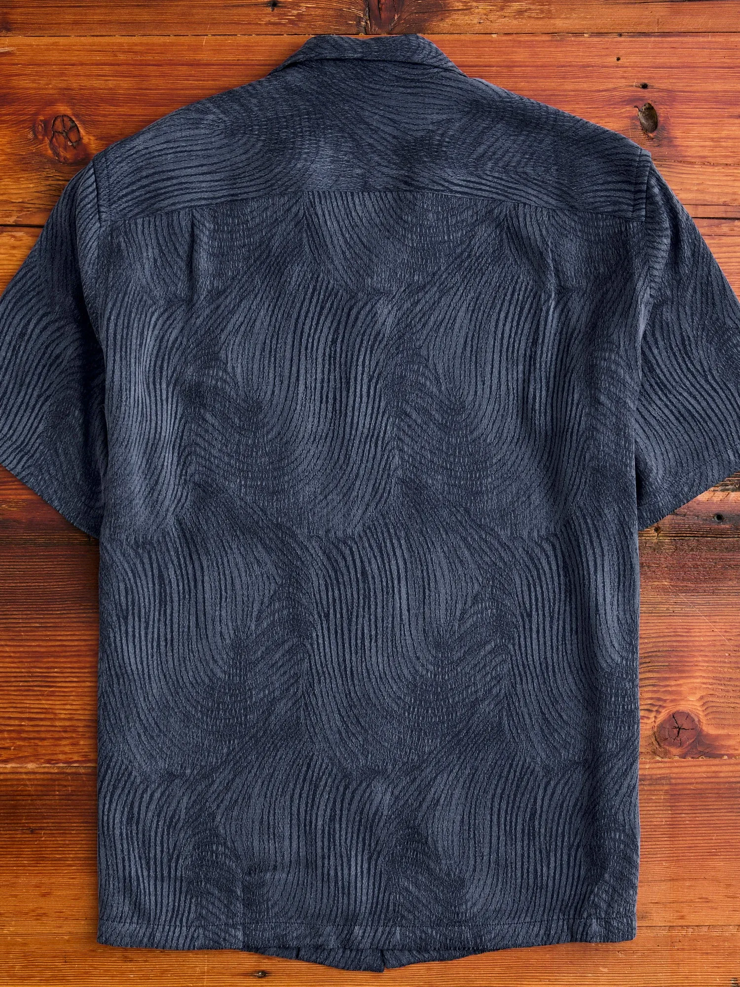 Optic Button-Up Shirt in Navy