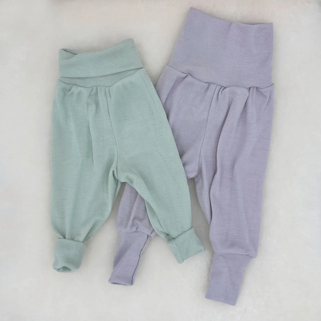 OUTLET ENGEL Organic Wool/Silk Baby Pants in PASTELS