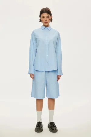 Oval Square Tata Shirt // Cashmere Blue Stripe
