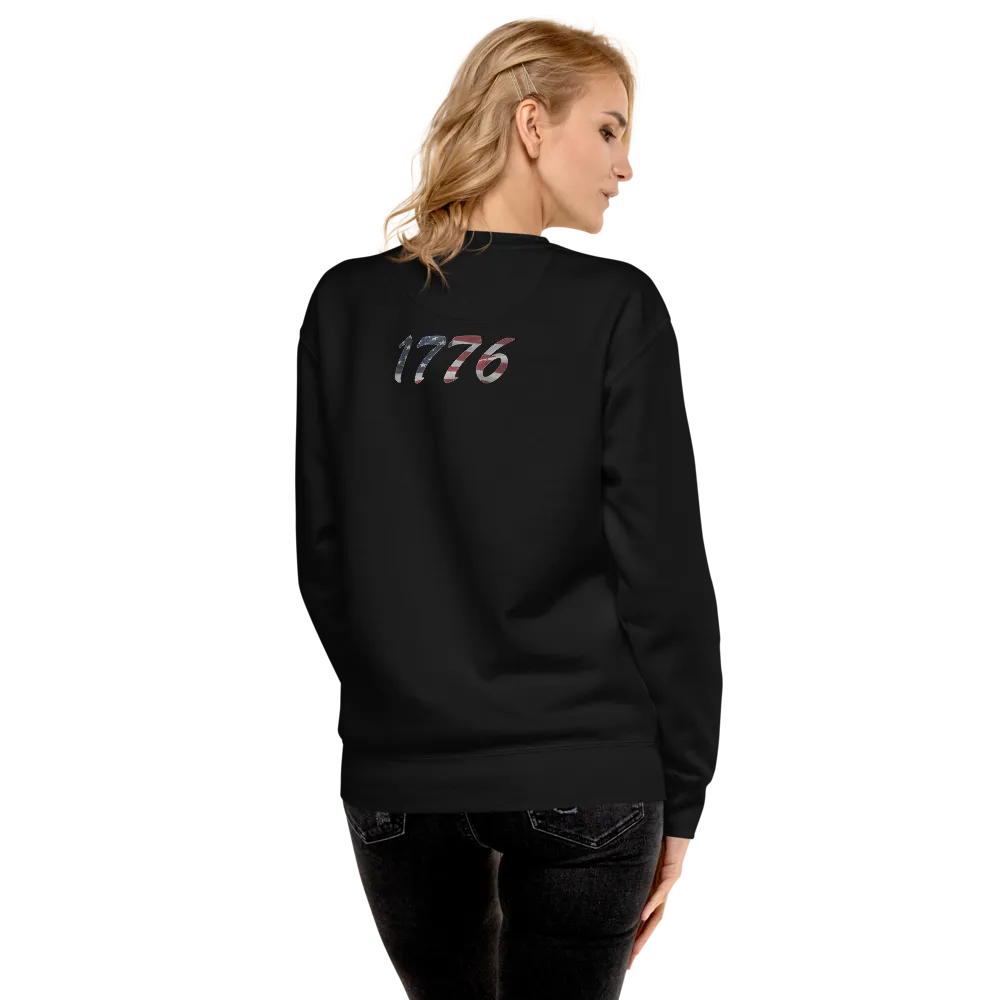 Patriot Eagle Logo RWB Flag Fleece Pullover