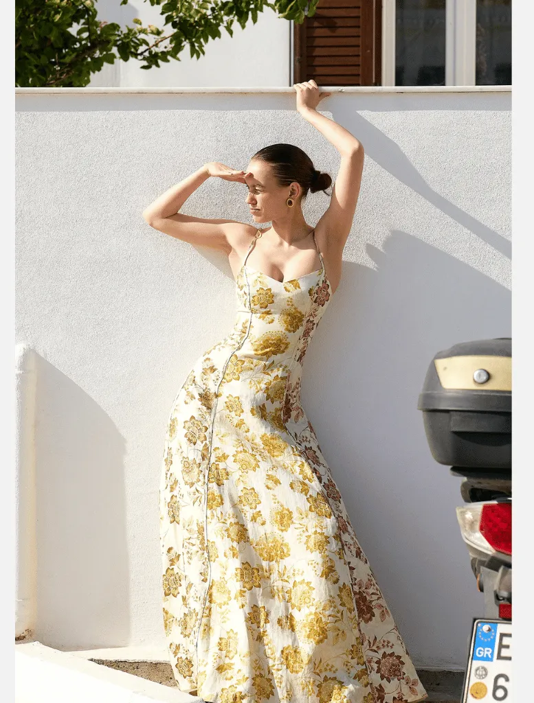Pepper Maxi Dress  - Golden Nectar