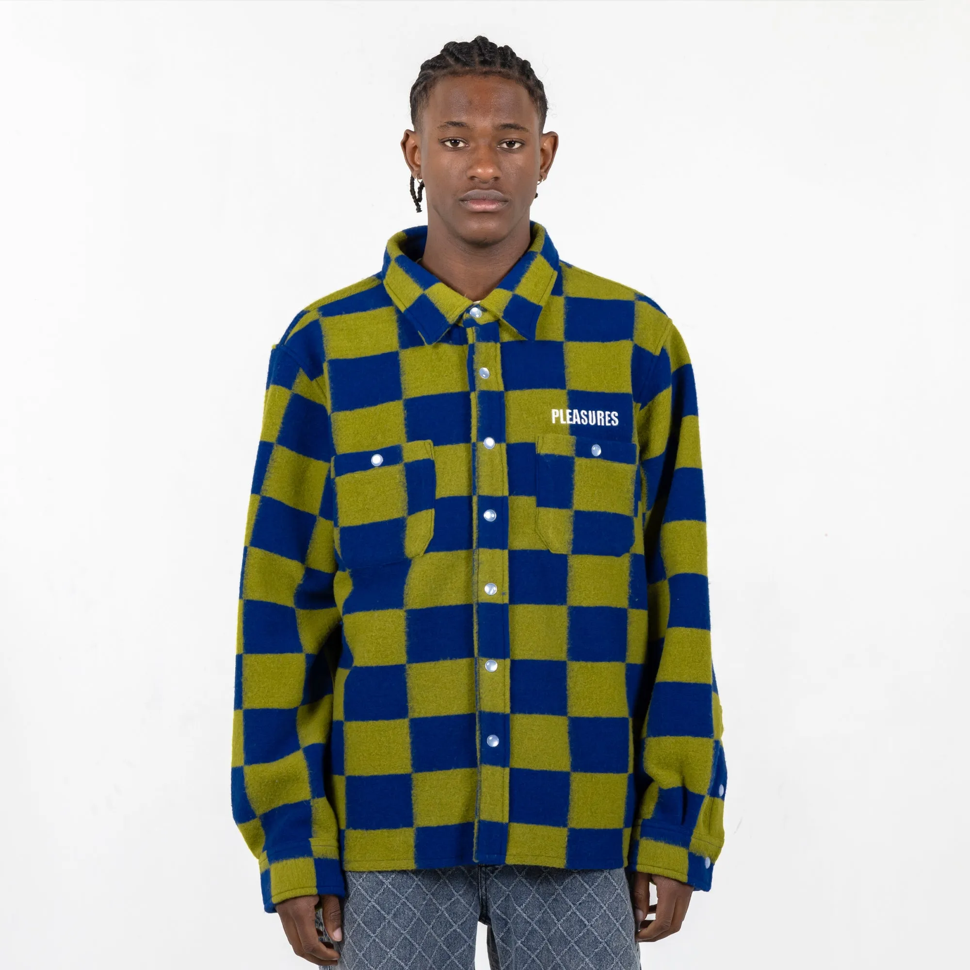 Pleasures Legume Long Sleeve Overshirt 'Multi'