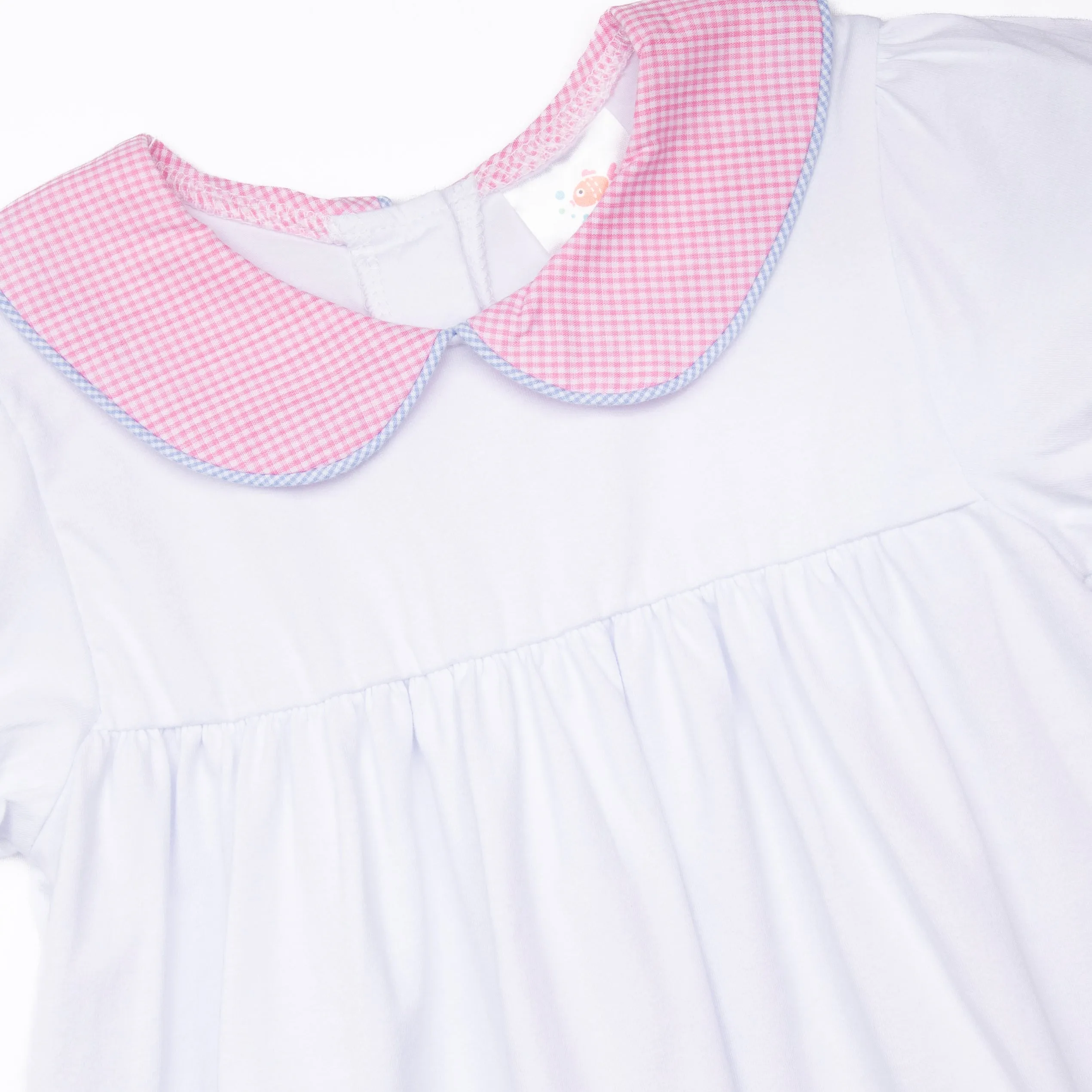 Pockets of Petals Embroidered Dress, Pink