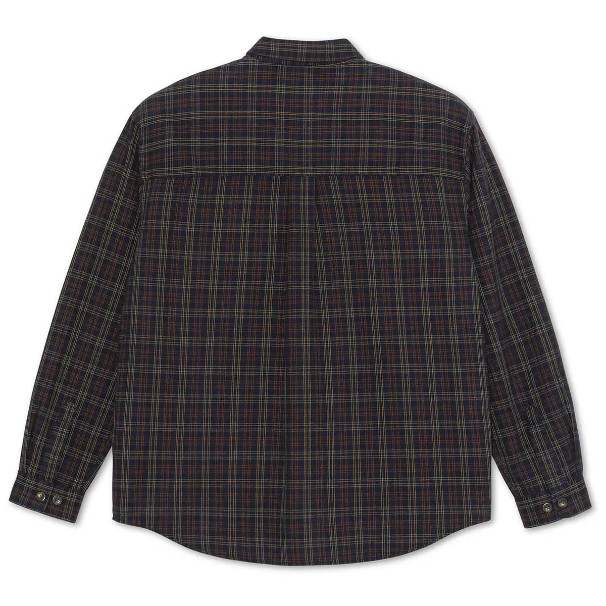 Polar - Mitchell Flannel Shirt Navy/Brown