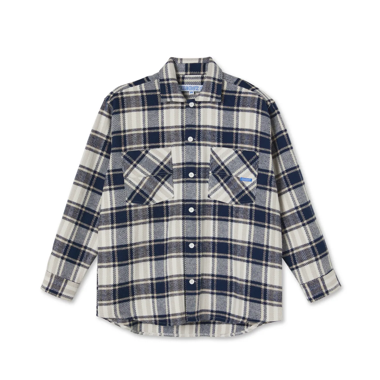Polar Skate Co Big Boy Flannel Shirt Navy