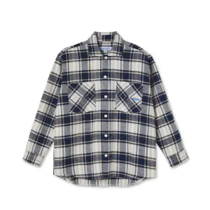 Polar Skate Co Big Boy Flannel Shirt Navy