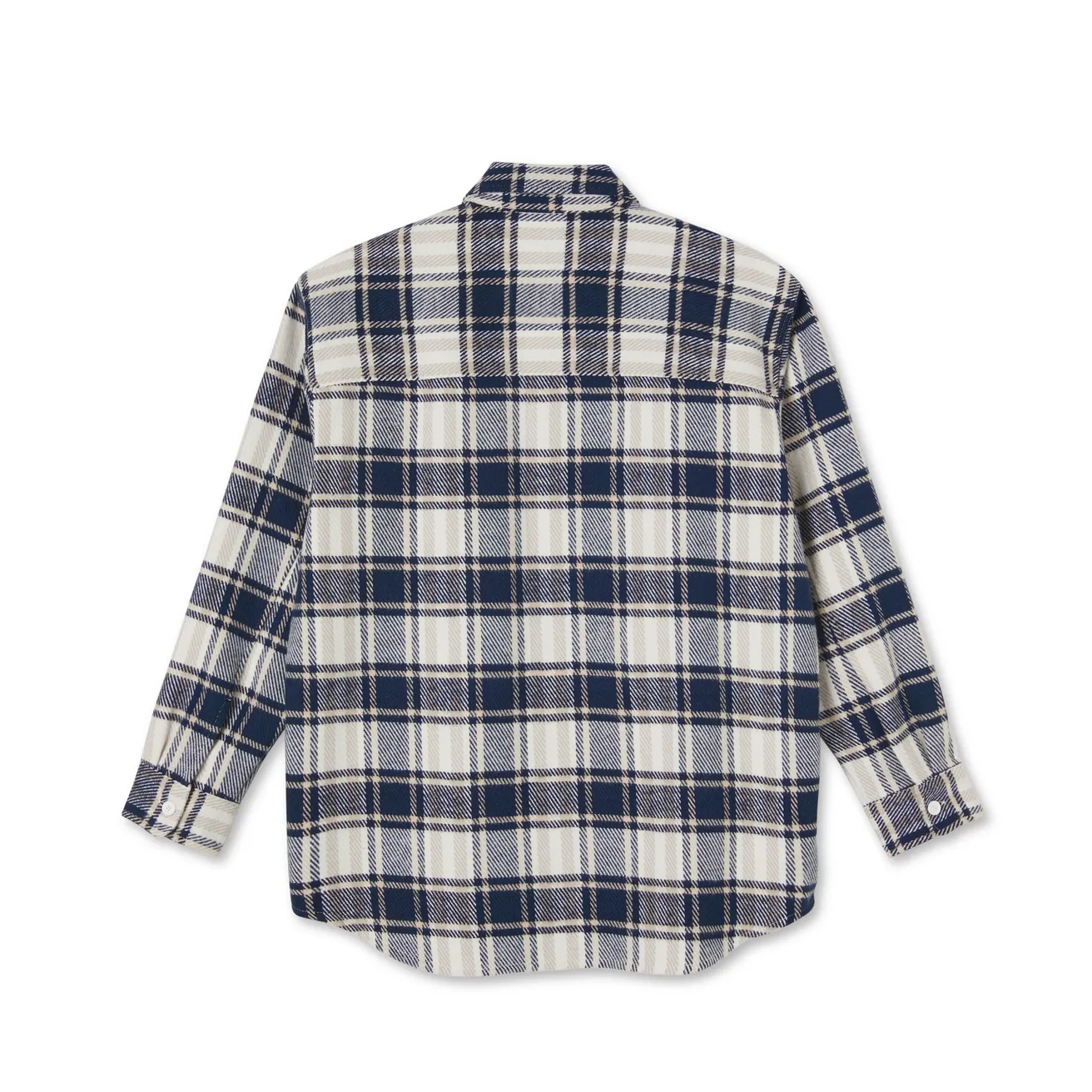 Polar Skate Co Big Boy Flannel Shirt Navy
