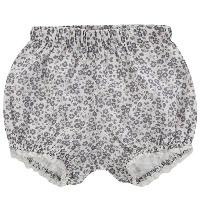 Poppy Bloomers - Blue Daisy Floral - Little Cotton Clothes