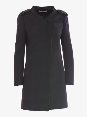 Prada single-breasted plaid outerwear