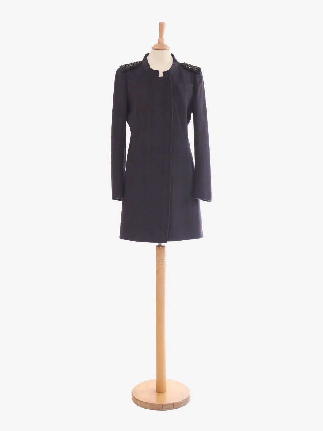 Prada single-breasted plaid outerwear