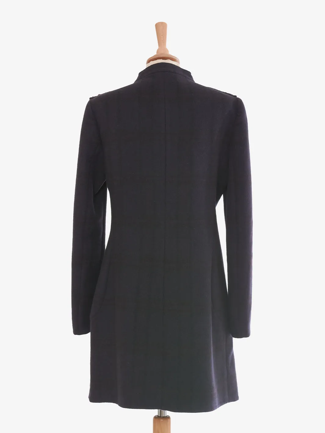 Prada single-breasted plaid outerwear