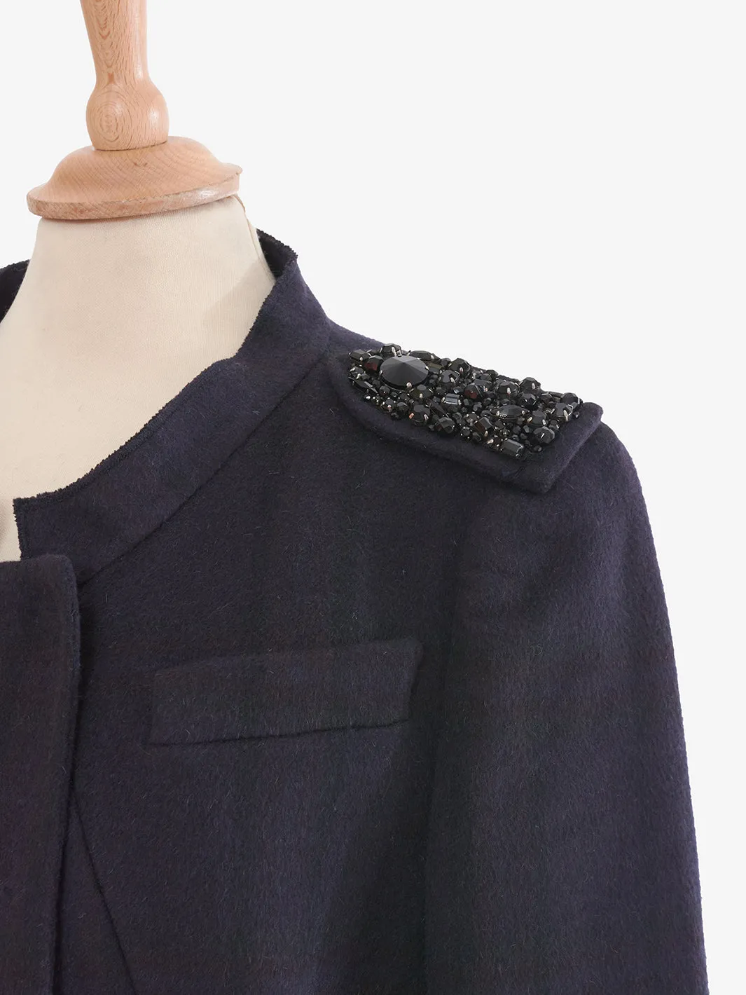 Prada single-breasted plaid outerwear