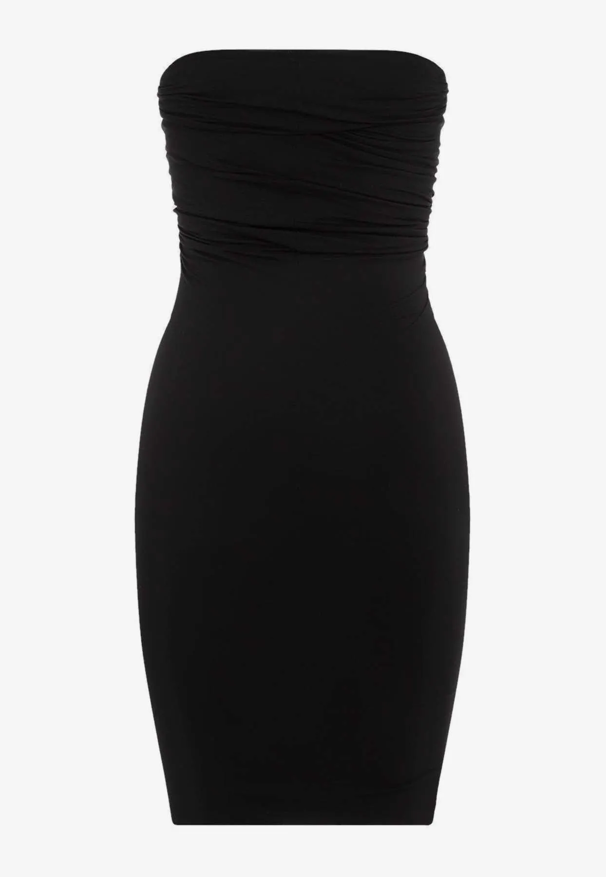 Prong Jersey Ruched Mini Dress
