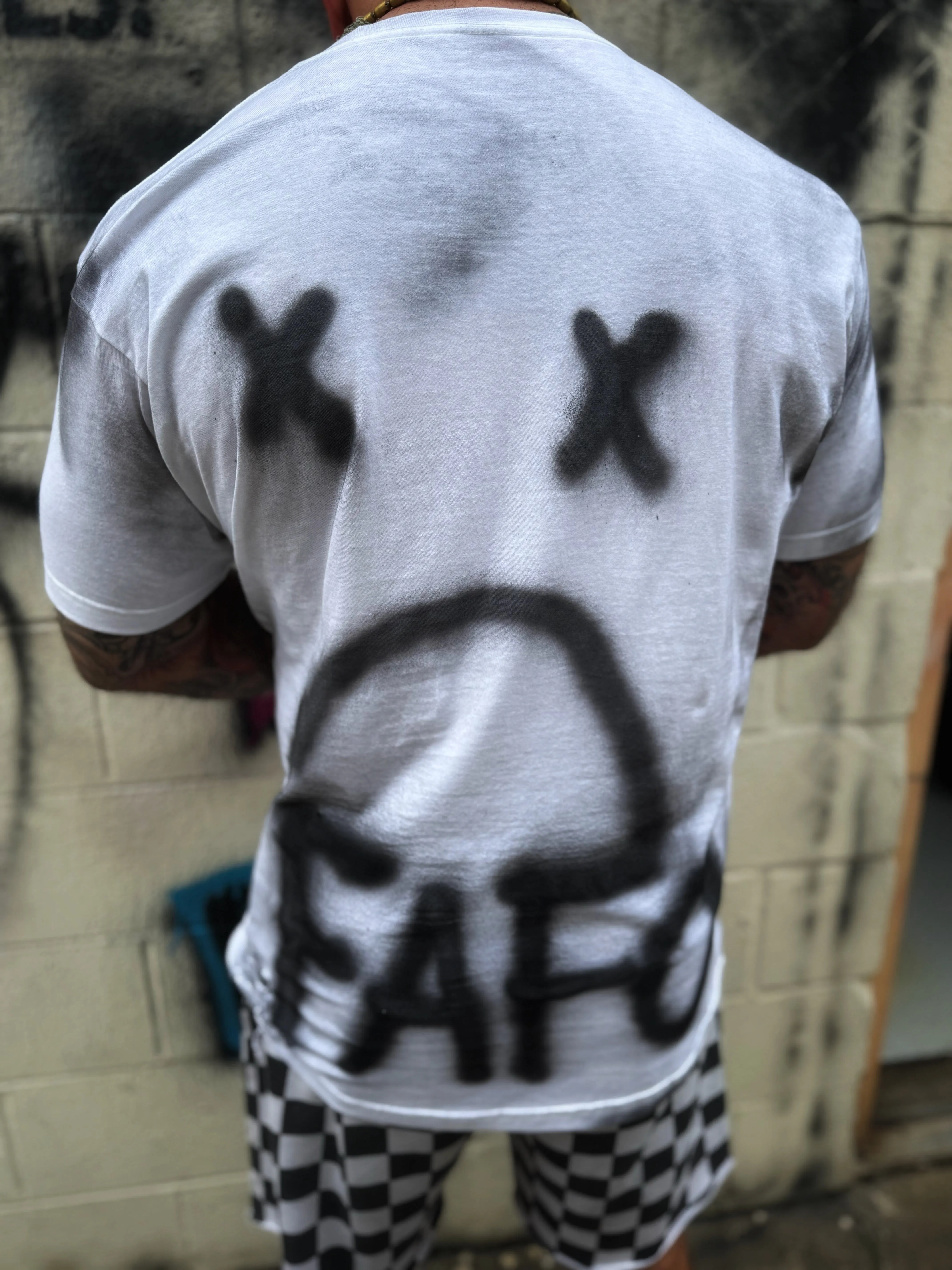 PUNK ROAD RASH FAFO WHITE TEE 2.0
