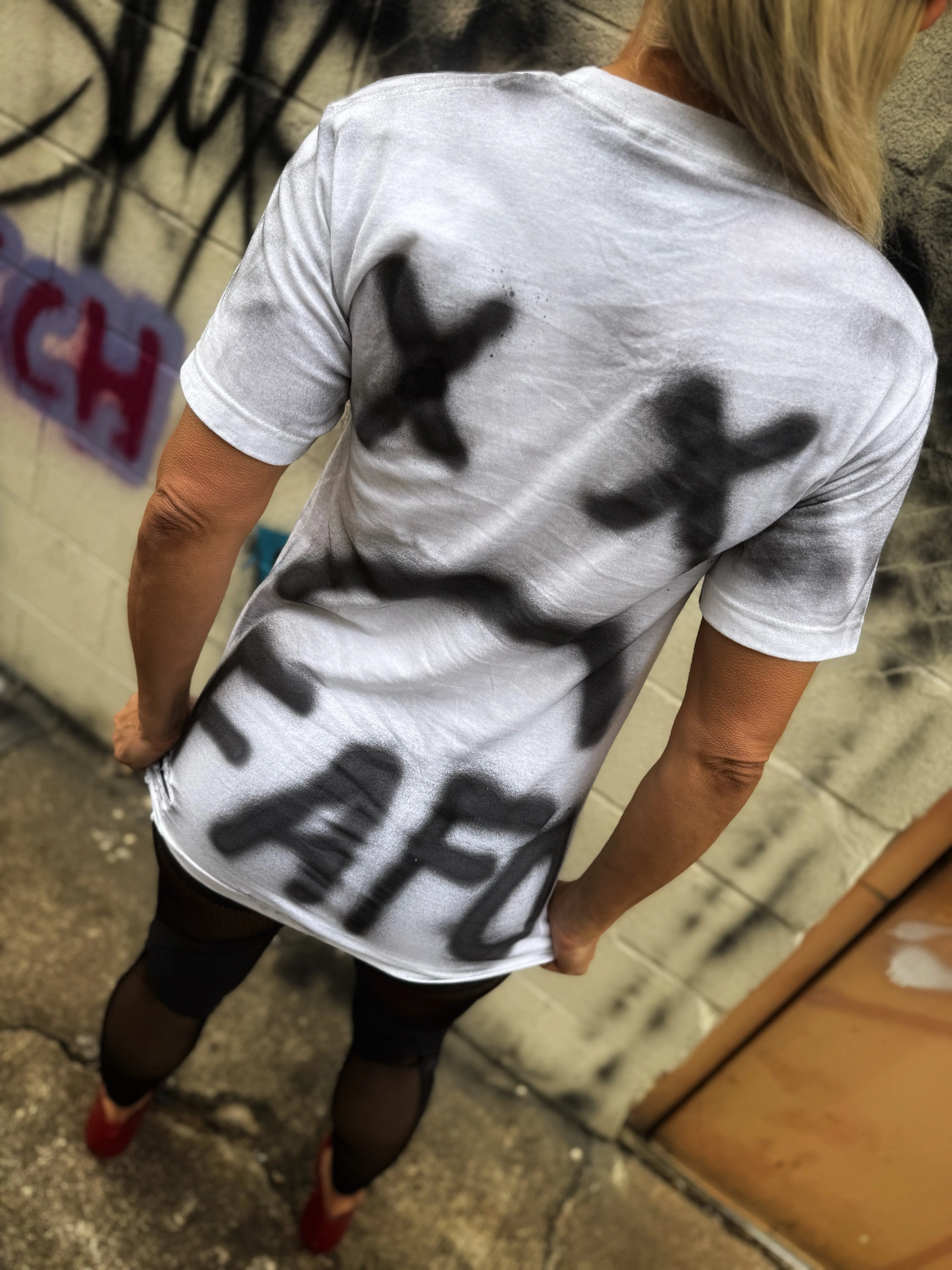 PUNK ROAD RASH FAFO WHITE TEE 2.0
