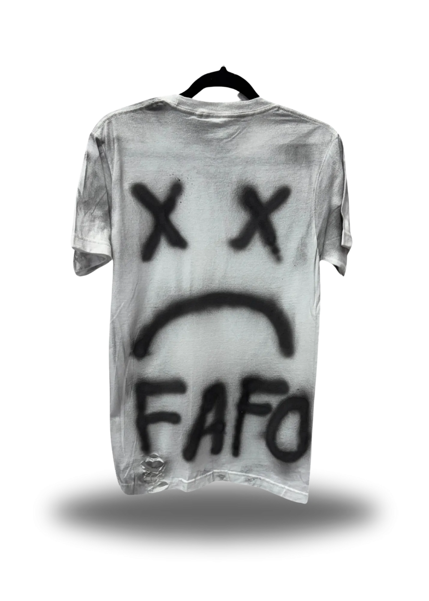 PUNK ROAD RASH FAFO WHITE TEE 2.0