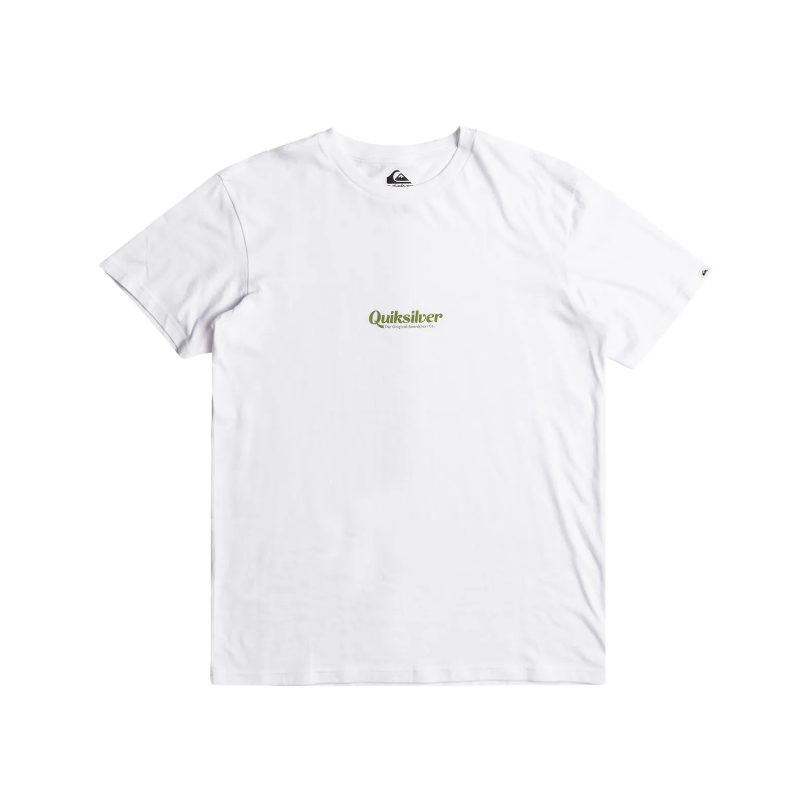 Quiksilver Mens QS Simple Lettering Graphic T-Shirt