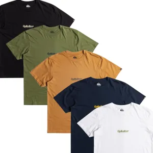 Quiksilver Mens QS Simple Lettering Graphic T-Shirt