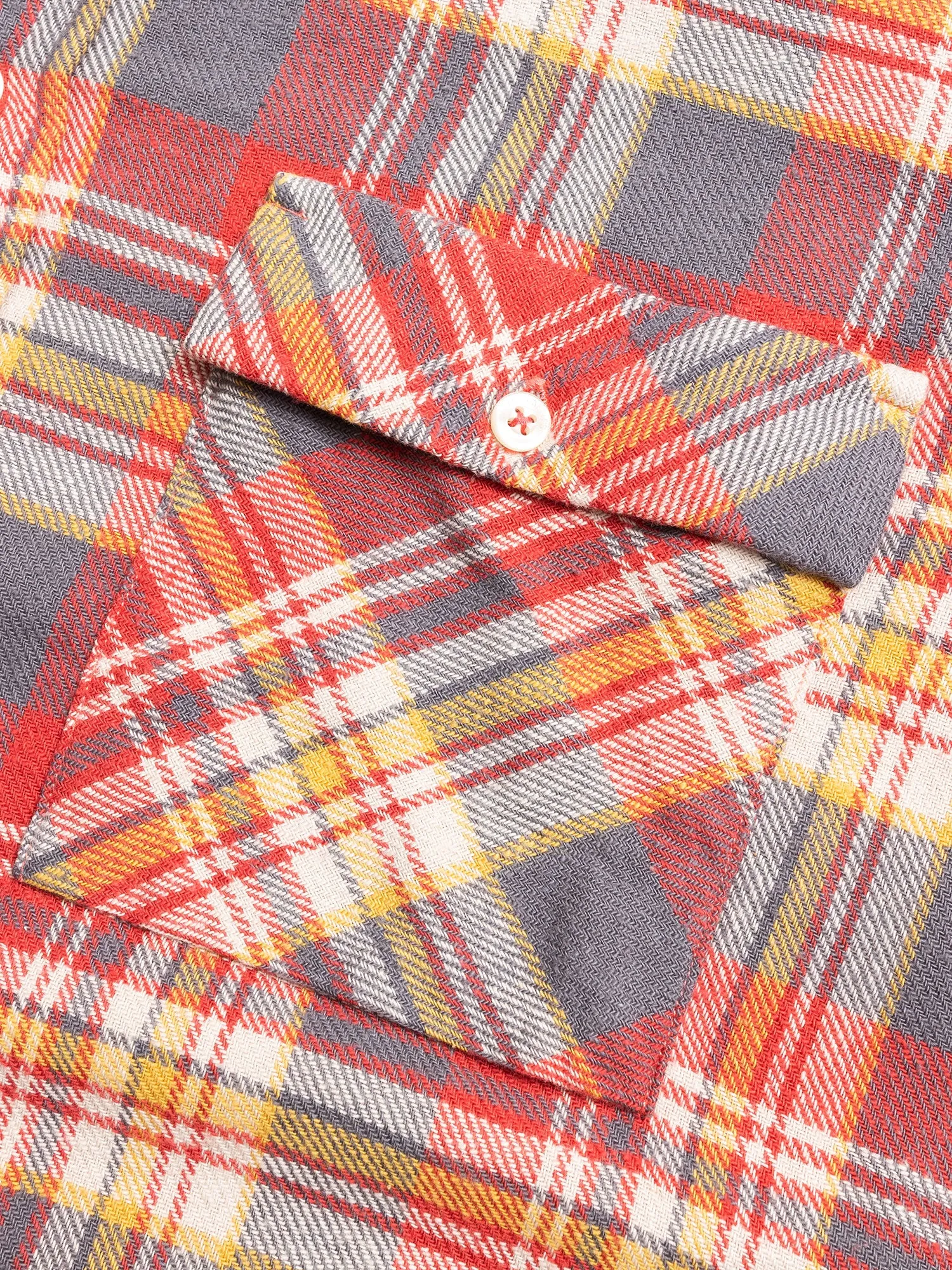 "Vespa P's" Check Flannel in Red