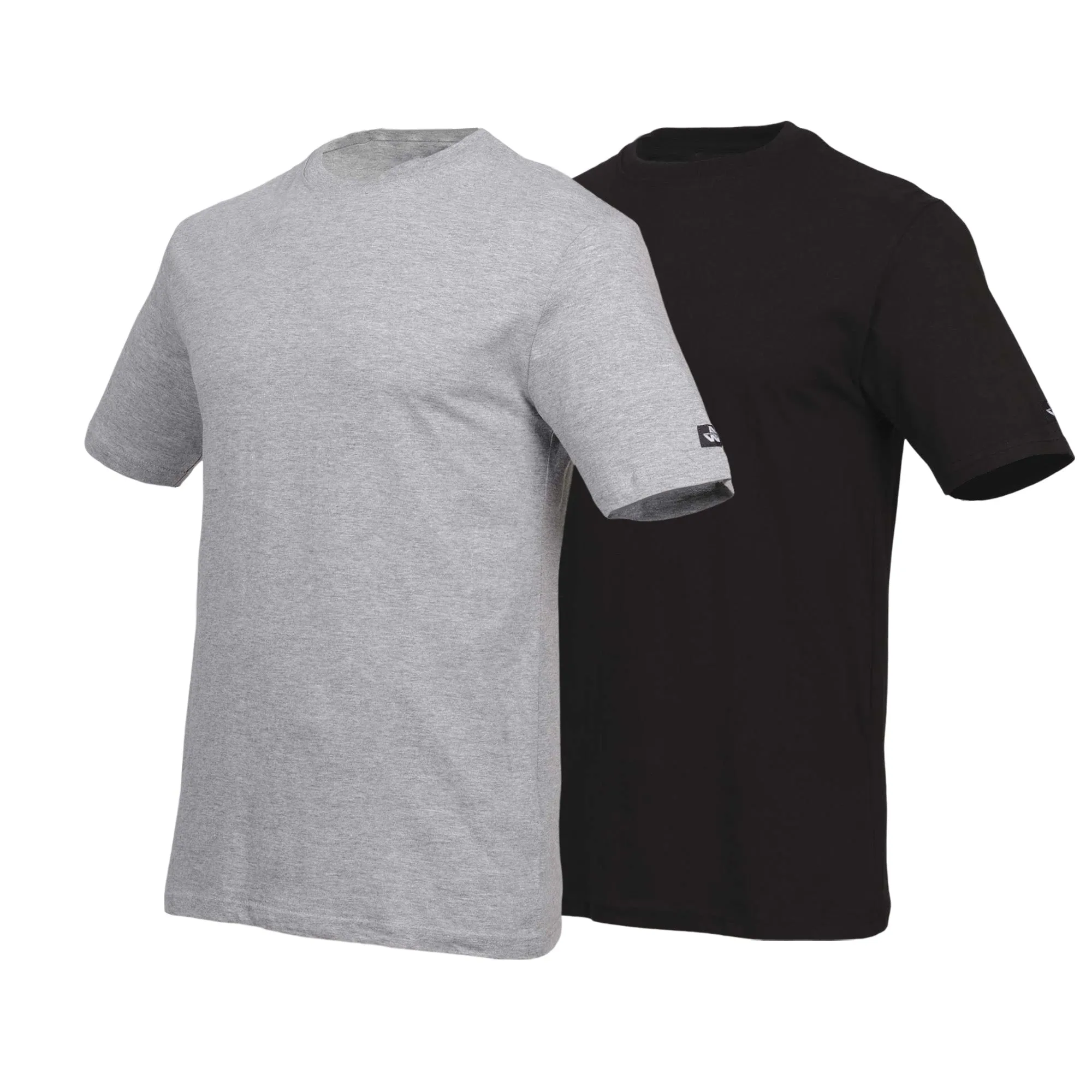 RACING - Lot de 2 T-SHIRTS MANCHES COURTES DE TRAVAIL - 1211 | Gris / Noir