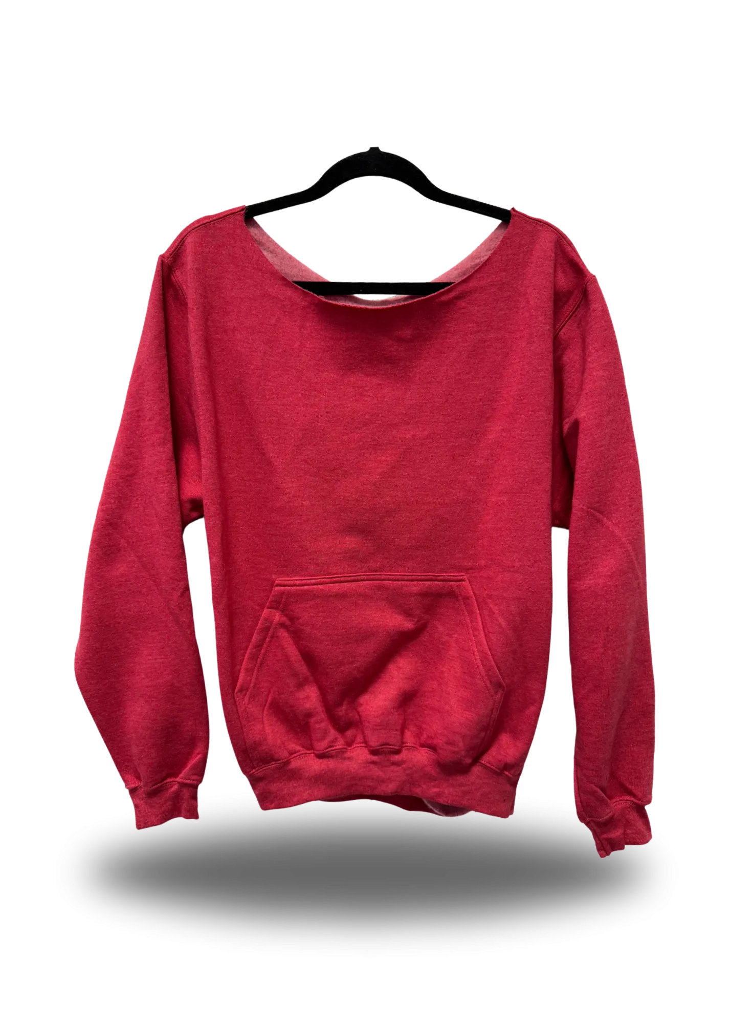 RED ROAD RASH WIDENECK SWEATER 1.0