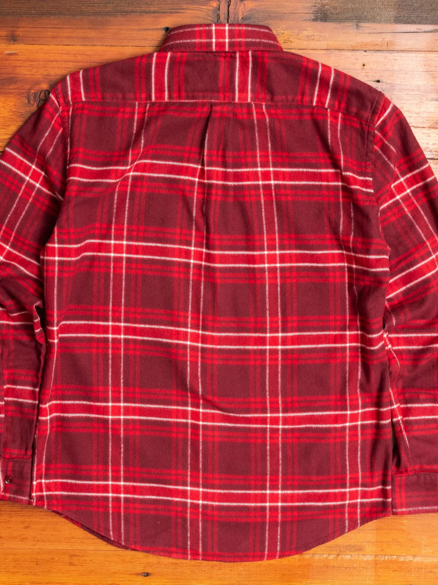 Redish Button-Up Shirt in Red