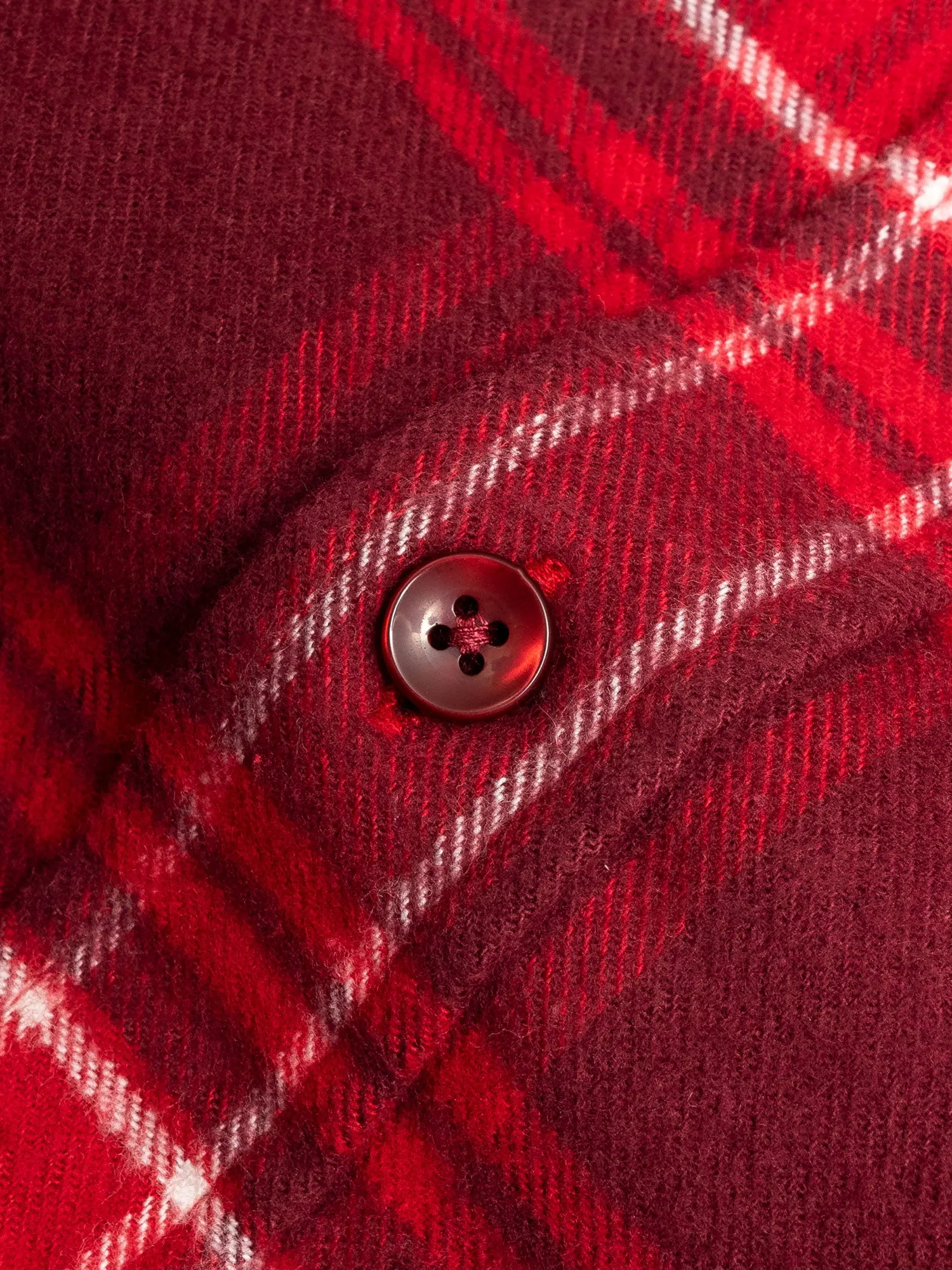 Redish Button-Up Shirt in Red