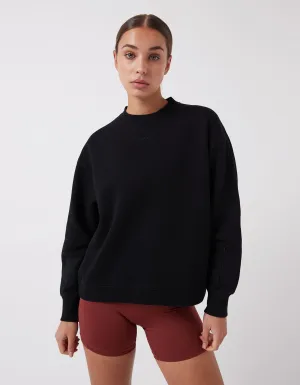Rest Fleece DBL Crew Blackout