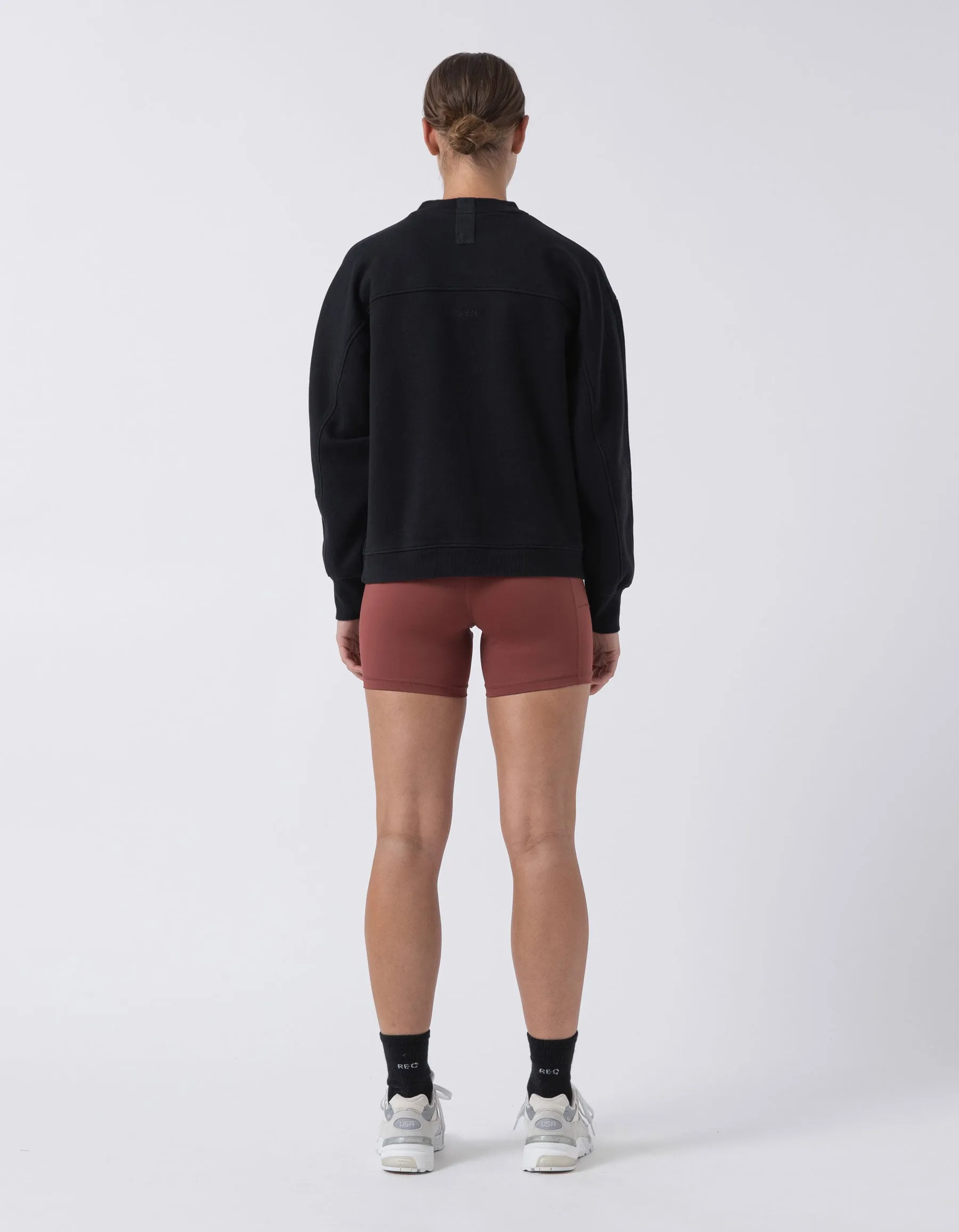 Rest Fleece DBL Crew Blackout
