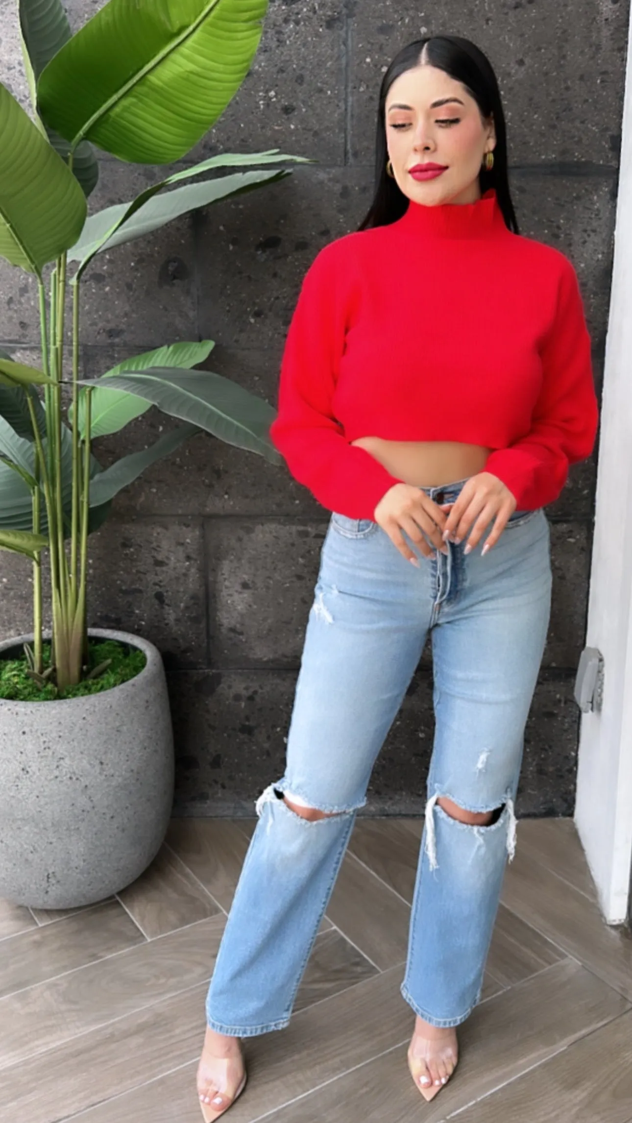 RICKY  RED SWEATER